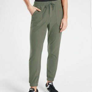 Athleta Farallon Jogger Pant Active Lounge Palm Green Size 24 Plus #531090-01